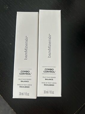 2 NIB bareMinerals Combo Control Milky Face Primer